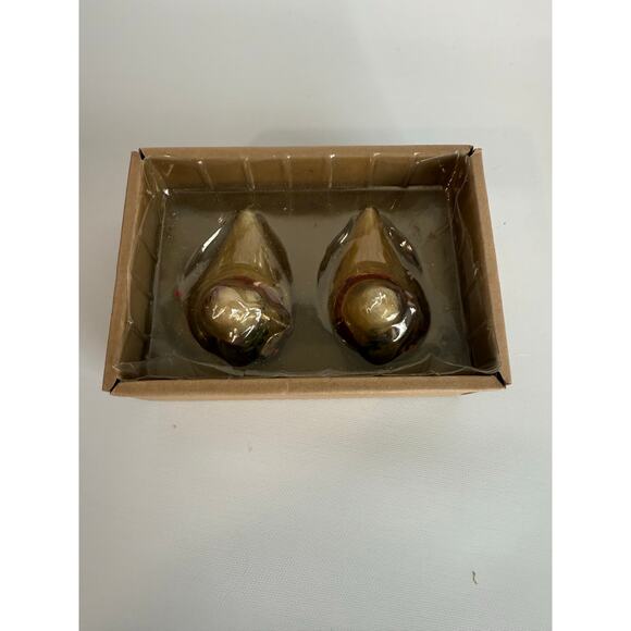 Vintage Dove Enamel Peace Dove Tea Light Holders with lids Set of 2 Christmas - Picture 5 of 5